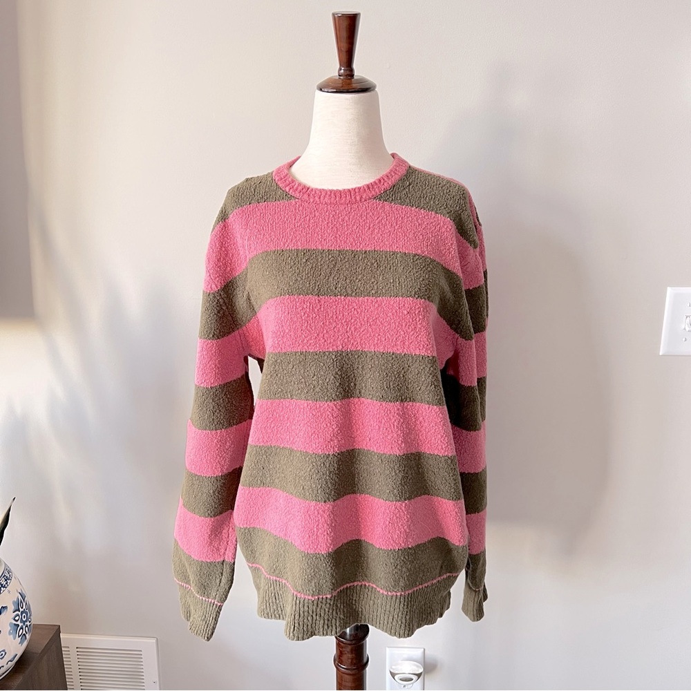 Boden Wide Stripe Crew Neck Sweater